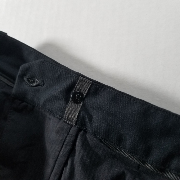 Lululemon ABC Pants Black 40x29 (Act 38x29) Warpstreme Chinos Flat Front 29" - Picture 7 of 10